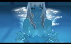 1girls 2d areolae blue_eyes blush breasts dark_room eru_nabura estebaneishon1 fanart female female_only hispanic_virtual_youtuber indie_virtual_youtuber latam_virtual_youtuber light-skinned_female light_skin long_hair looking_at_viewer low_res lowres medium_breasts naked naked_female navel nipples nude nude_female partially_submerged pink_nipples pool slim_female smiling smiling_at_viewer suggestive two-tone_hair virtual_youtuber vtuber vtuberfanart water white_hair yellow_hair young younger_female