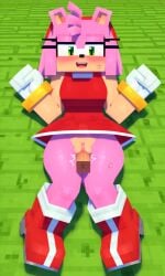 ai_generated amy_rose minecraft mobian_(species) pixai sillysailor sonic_(series) vaginal_penetration