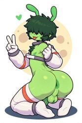 1boy ai ai_art ai_generated alien alien_boy ass cutie femboy gay green_anus perchance_ai young_male