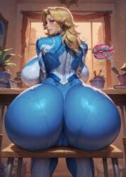 ai_generated blonde_female bodysuit cameltoe fantastic_four fat_ass huge_breasts invisible_woman_(marvel_rivals) marvel marvel_rivals massive_ass milf pawg skin_tight slutcentralai sue_storm tagme voluptuous_female