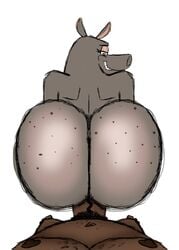 anarchyinthenyc animated ass big_ass blu3danny bubble_ass bubble_butt buttjob covered_buttjob dannydukehazard dark-skinned_male dat_ass dreamworks gloria_the_hippopotamus hippopotamus huge_ass looking_back madagascar_(series) male_pov moto_moto navel penis pov pov_ass pubic_hair straight vein