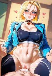 1boy 1boy1girl 1girls ai_generated ass ass big_breasts blonde_hair blue_clothing blue_eyes breasts cammy_white digbyai female female jacket looking_at_viewer male male_pov penis pov pov_male pussy sex straight street_fighter street_fighter_6 tagme video_game_character