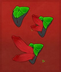 2023 2_penises animal_genitalia animal_penis diphallism freckles genital_slit genitals glory_(itmeporps) green_body green_scales grey_body grey_skin hemipenes hi_res interkos kobold male model_sheet motion_lines multi_corona_penis multi_genitalia multi_penis over_under_multi_penis penis red_background red_penis scales scalie sequence simple_background soft_to_hard solo vertical_diphallism