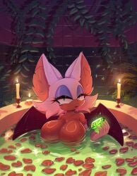 rouge the bat from sega by nyan o lantern (artist)