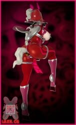 3d 3d_(artwork) amputee ann_takamaki annoyed_expression atlus back_view blonde_hair body_modification bondage brainwashed brainwashing bridle bridlebitch_(ibex) high_heels hypnosis ibex-cg ibex_(company) mind_break mind_broken mind_control modification mutilation persona persona_5 persona_5_royal ponygirl slave transformation