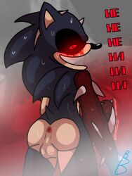 1boy 2025 accurate_body_type accurate_proportions anus anus_focus back_view backshots balls blood_on_face blush bunbreed colored_cum creepy_smile deformation deformed_arm different_colored_anus digital_drawing_(artwork) glowing_eyes kolossos laugh laughing looking_at_viewer male male_only outcome_memories outdoors penis presenting_ass presenting_hindquarters roblox roblox_game sega smile smiling smiling_at_viewer solo sonic.exe_(series) sonic_(series) sonic_the_hedgehog_(series) spikes sweat sweaty tail talking_to_viewer text weird_penis