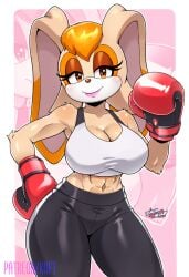 vanilla the rabbit from sega by demonandwolf