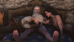 2girls 3d cd_projekt_red ciri fellatio geralt_of_rivia light-skinned_male on_bed oral step-incest stepdaughter stepfather stepfather_and_stepdaughter stepmother stepmother_and_stepdaughter the_witcher the_witcher_(series) the_witcher_2 the_witcher_3:_wild_hunt yennefer