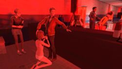 3d ambrosine92 animated bra brooke_scott female jenny92 kneeling large_penis life_is_strange male max_caulfield nathan_prescott oral victoria_chase warren_graham