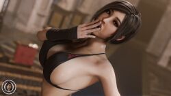 1girls 3d ada_wong asian ass big_ass big_breasts bikini boots brown_eyes brown_hair gloves high_heels high_thighs image image_set ponytail resident_evil resident_evil_4 short_hair thigh_gap trsensualstudio wet_skin