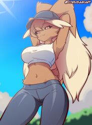 1girls big_breasts breasts female furry lopunny pokémon_(species) pokemon pokemon_(species) thick_thighs wide_hips yorusagi