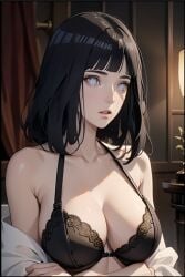 , ai_generated black_hair boruto:_naruto_next_generations breasts clothing female female_focus female_only hyuuga_hinata hyuuga_hinata naruto solo