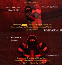 2boys 2males 3d artist_name comic comic_page compulsivesb english_text floor floor_sex gay gay_rape gay_sex half-dressed half_naked half_nude male male_only military military_clothing military_uniform rape roblox robloxian scp_foundation scp_guard self_upload tagme text