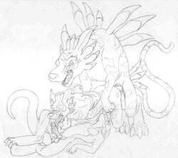 digimon flamedramon garurumon gay knot male male/male male_only weregarurumon wolfblade yaoi