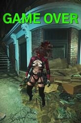 3d bad_end countdown creature_on_head forced forced_oral game_over head_capture jill_valentine monster monster_on_female ne-α_type nemesis_(resident_evil) parasite possessed possession raped_female resident_evil ryona