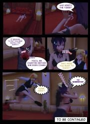 3d 3girls christmas comic english english_text female_only hayasaka_ai henbor hi_res kaguya-sama_wa_kokurasetai_~tensai-tachi_no_renai_zunousen~ lamia naga original_character shinomiya_kaguya unbirthing uncensored vore