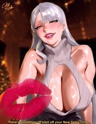 1girls 2026 alluring big_breasts blush blushing_female breasts brown_sweater bursting_breasts cleavage color colored cubeskar curvaceous curvaceous_body curvaceous_female curvaceous_figure curvy curvy_body curvy_female curvy_figure enticing female high_resolution highres huge_breasts large_breasts light-skinned_female light_skin lipstick_mark lipstick_mark_on_screen long_hair looking_at_viewer massive_breasts pinup red_lipstick red_lipstick_mark room seducing seductive seductive_look shiny shiny_breasts shiny_skin sideboob smile smiling smiling_at_viewer sweater teasing teasing_viewer temptation tempting tempting_viewer text thick_breasts twitch twitch.tv virgin_killer_sweater virtual_youtuber voluptuous voluptuous_female vtuber white_hair yellow_eyes zentreya zentreya_(cyborg) zentreya_(jolly_zen)