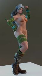 3d abs accurate_body_type accurate_model accurate_proportions animated anna_marie ass barbie_doll_anatomy belly_button big_ass big_breasts breasts brown_hair curvaceous curvy female female_only flexing full_body ingame_model light-skinned_female light_skin marvel marvel_rivals model muscular muscular_female navel no_genitals no_nipples no_sound nude official_model rogue_(marvel_rivals) rogue_(savage_land) rogue_(x-men) shorter_than_30_seconds solo solo_female tagme thick thick_ass thick_thighs thighs turntable_(animation) video voluptuous voluptuous_female white_hair x-men