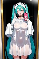 hatsune miku from halloween by nibba