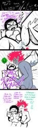 ahe_gao almost_cumming asking_to_slow_down asking_to_stop brawl_stars chester_(brawl_stars) comic dialogue fluids gay genital_fluids interrupted intersex kzchsoda mating_press meeple_(brawl_stars) moaning nonbinary pubes rough_sex saliva screaming self_upload sweat sweating vaginal_penetration vaginal_sex