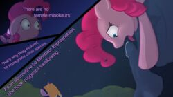 bovine earth_pony equine female friendship_is_magic hair horse iron_will_(mlp) male mammal minotaur my_little_pony myfriendsmustntknow penis pink_hair pinkie_pie_(mlp) pony precum restrained straight straight_hair twilight_sparkle_(mlp)