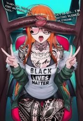 sakura futaba from blacked by basicallynomore