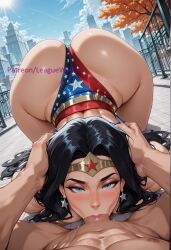1boy :>= ai_generated all_fours alternate_body_type alternate_breast_size american_flag_print artist_name ass big_ass big_butt big_thighs black_hair blue_eyes blue_sky blush bottom_heavy breasts bubble_ass bubble_but building child_bearing_hips circlet city cityscape clothed_female_nude_male cloud curvaceous curves curvy curvy_body curvy_figure dat_ass day dc dc_comics deepthroat earrings erection fellatio female gigantic_ass glossy glossy_body hi_res high_resolution highres hourglass_figure huge_ass irrumatio jewelry justice_league large_ass large_breasts large_thighs leaguewaifus leotard lips long_hair looking_at_viewer massive_ass median_furrow mole mole_under_eye navel nude oral outdoors parted_hair patreon_logo patreon_username penis pov pov_crotch saliva shiny_skin skin_gloss skull_crushing_thighs sky solo_focus stable_diffusion star_(symbol) star_earrings star_print straight superhero thick_ass thick_thighs thighs thong_leotard thunder_thighs tiara top-down_bottom-up tree uncensored voluptuous wide_hips wonder_woman wonder_woman_(series)