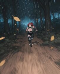 1girls ai_assisted ai_generated animated big_ass big_breasts cleavage curvy curvy_body curvy_female huge_breasts kushina_uzumaki large_breasts looking_at_viewer mature_female milf naruto naruto_(series) red_hair rengo-san running solo solo_focus tagme uzumaki_kushina video