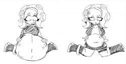 agent_8_(splatoon) breast_expansion digested digested_prey digestion digestion_noises hyper hyper_belly octoling octoling_girl same_size_vore soft_vore splatoon splatoon_(series) struggling struggling_prey unwilling unwilling_prey vore vore_belly weight_gain