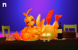 toy chica (fnaf) from five nights at freddy's by nabito dan
