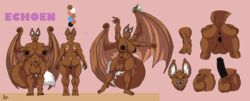 anus balls bat boo3 breasts chubby echoen erection full-package_futanari furry futanari herm hermaphrodite hyper intersex mammal model_sheet multi_genitalia muscular nipples original original_character penis piercing pussy sheath teeth tongue wings