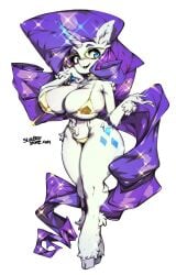 equestria_girls furry glasses golden_bikini golden_week hooves huge_breasts my_little_pony my_little_pony_equestria_girls purple_hair rarity_(eg) rarity_(mlp) slugbox tagme unicorn unicorn_girl unicorn_horn