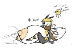 breast_expansion breasts expansion female lactation metachoke pokemon ribombee tagme
