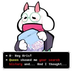 ralsei from deltarune by littlesin