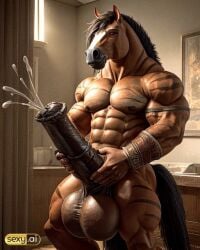 1anthro 1boy 1horse 1male 1man abs ai_generated balls ballsack bara bara_tiddies bara_tits biceps big_balls big_cock big_dick big_penis big_testicles boner brown_body cock cum cum_drip deltoids dick equid equine equine_genitalia fat_balls fat_cock fat_penis flared_penis furry gigantic_balls gigantic_cock gigantic_penis gigantic_testicles horse horse_penis horsecock huge_balls huge_cock huge_dick huge_penis huge_testicles large_balls large_cock large_dick large_penis large_testicles male_focus male_nipples male_only man man_boobs man_breasts man_tits manly monster monster_cock muscle muscles muscular muscular_anthro muscular_male nipples nuts nutsack original original_character pecs pectorals penis scrotum striped_fur stripes testicles thancrus trapezius vein veins veins_on_dick veiny veiny_muscles veiny_penis