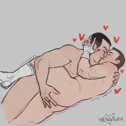 age_difference blush closed_eyes finger_fuck fingering gay gay_sex glasses grey_hair hugging hugging_ass hugging_legs kiss_on_lips kissing kissing_while_penetrated medic scout scout_(team_fortress_2) shaking shivering socks socks_only team_fortress_2 tf2