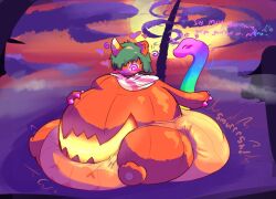 blush chubby diaper dizzy fat halloween snake tagme text