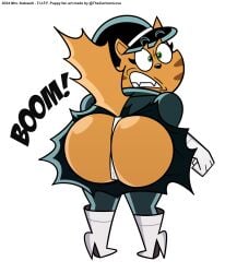 accurate_art_style back_view big_ass clothed clothing milf mrs._katswell nickelodeon panties ripped_bodysuit ripped_clothing ripped_pants suit surprised t.u.f.f._puppy the_cartoon_love thick_ass thick_thighs thight_clothing tight_clothes