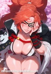 ai_generated amputee baiken big_breasts big_breasts big_butt breasts_bigger_than_head busty cleavage commission curvaceous female guilty_gear heavenly_ass huge_ass huge_breasts large_ass large_breasts patreon patreon_url patreon_username public sinderellaart thick thick_ass thick_legs thick_thighs voluptuous voluptuous_female