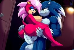 ai_generated ass blue_body breasts incest incest_(lore) magenta_fur male/female pink_hair sex sonia_the_hedgehog sonic_(series) sonic_the_hedgehog sonic_the_hedgehog_(series) sonic_underground sonic_x_sonia straight veiny_penis