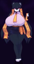 big_breasts breasts dullyarts female furry gang_orca huge_breasts tagme thick_thighs wide_hips