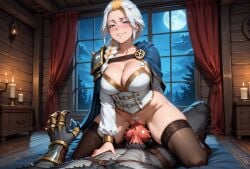 1girls ai_generated alliance_(warcraft) anthro anthro_male anthro_on_female anthro_on_human armor armored_female big_ass big_balls big_breasts big_butt big_penis blizzard_entertainment blue_cape blue_eyes blush blush braided_hair braided_ponytail candles canine_genitalia canine_penis cape cock_hungry corset cowgirl_position creamhorseai curvy curvy_female curvy_figure enthusiastic female fit fit_female furry_male furry_on_human high_resolution highres horny horny_female hourglass_figure huge_ass huge_balls huge_breasts huge_cock hyper_balls jaina_proudmoore knot knotted_penis laced_bra light-skinned_female light_skin long_hair mage male male/female male_on_female medieval medieval_clothing multicolored_hair muscular_male nubbed_penis perfect_body ponytail riding_penis seductive spiked_penis spikes stockings testicles vagina vaginal_penetration vaginal_penetration vaginal_sex voluptuous voluptuous_female warcraft werewolf wet worgen world_of_warcraft
