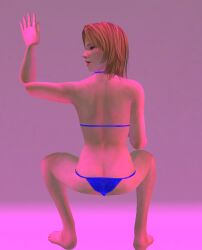 1girls 3d 3d_(artwork) dead_or_alive dead_or_alive_5 dead_or_alive_xtreme_venus_vacation edit female female_focus female_only misspussyfan pose self_upload simple_background solo solo_female solo_focus tina_armstrong xnalara