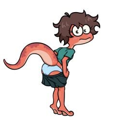 1girls amphibia amphibia_(series) anthro ass ass_focus bella_(amphibia) disney female female_focus female_only salamander salamander_(amphibian) swampman