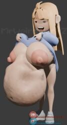 3d ambiguous_prey belly_bulge blender female_pred huge_breasts mrweirdworkz nude_female savannahxyz sweater_lift vore vore_belly youtube youtuber