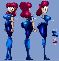 barbara_(jingrybluewing) big_ass big_breasts heeled_boots hourglass_figure jingrybluewing_(artist) large_ass large_breasts reference_image reference_sheet thick_ass thick_body thick_thighs virtudary