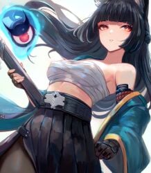 hoshimi miyabi from zenless zone zero by leonmandala