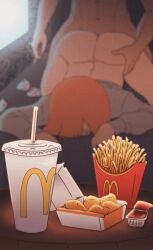 dad_(japanese_mcdonald's_commercial) doggy_style doggy_style_position husband_and_wife mcdonald's mom_(japanese_mcdonald's_commercial) orange_hair sex sex_from_behind yoru_mac