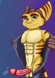 2020s 2024 absurd_res anthro hi_res male male/male male_only ratchet_(ratchet_and_clank) ratchet_and_clank rockeythelombax solo sony_corporation sony_interactive_entertainment tagme