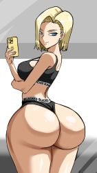 ! 1girl android android_girl artist_name ass ass_focus big_ass big_breasts big_butt blonde_female blonde_hair blonde_hair_female blue_eyes blue_eyes_female breasts cell_phone cheating cheating_female cheating_wife dark-skinned_male dark_skin dat_ass earring earrings eyelashes eyeless eyeless_male fat_ass female gym gym_background huge_ass huge_breasts huge_butt interracial large_ass large_breasts large_butt light-skinned_female light_skin male male/female medium_hair mirror mirror_reflection mirror_selfie mother no_text no_text_version panties phone selfie selfie_pose smile smiley_face textless textless_version thick thick_ass thick_butt thick_hips thick_legs thick_thighs topwear turned_around turned_back turned_head turning_around turning_head white_earring white_earrings wide_hips wife